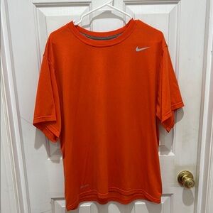 Nike Men's Orange Dri-FIT Shirt